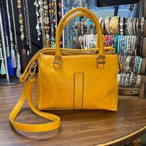 Elegant Mustard Yellow Satchel